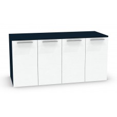 Three Bin Pull Out Waste Cabinet